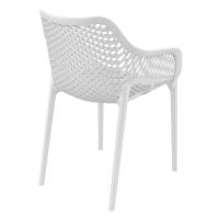 Air XL Resin Outdoor Arm Chair White ISP007-WHI - 3