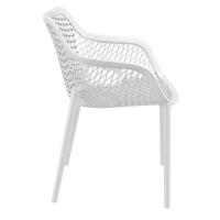 Air XL Resin Outdoor Arm Chair White ISP007-WHI - 5