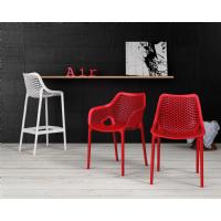 Air XL Resin Outdoor Arm Chair Red ISP007-RED - 9