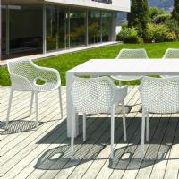 Air XL Extension Dining Set 11 Piece White ISP0074S-WHI - 1