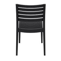 Ares Resin Outdoor Dining Chair Black ISP009-BLA - 4