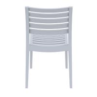Ares Resin Outdoor Dining Chair Silver Gray ISP009-SIL - 4