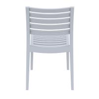 Ares Resin Outdoor Dining Chair Silver Gray ISP009-SIL - 4