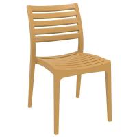 Ares Resin Outdoor Dining Chair Cafe Latte ISP009-TEA