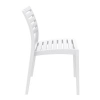 Ares Resin Outdoor Dining Chair White ISP009-WHI - 3
