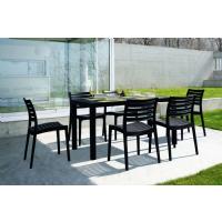 Ares Resin Outdoor Dining Chair Cafe Latte ISP009-TEA - 8