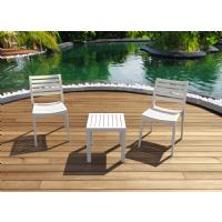 Ares Resin Outdoor Dining Chair White ISP009-WHI - 23