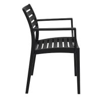 Artemis Resin Arm Chair Black ISP011-BLA - 3