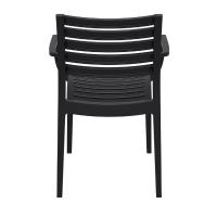 Artemis Resin Arm Chair Black ISP011-BLA - 4
