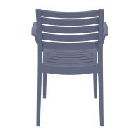 Artemis Resin Arm Chair Dark Gray ISP011-DGR - 4