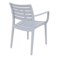 Artemis Resin Arm Chair Silver Gray ISP011-SIL - 1