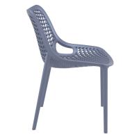 Air Outdoor Dining Chair Dark Gray ISP014-DGR - 3
