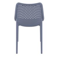 Air Outdoor Dining Chair Dark Gray ISP014-DGR - 4