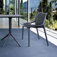 Air Outdoor Dining Chair Dark Gray ISP014-DGR - 10