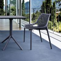Air Outdoor Dining Chair Dark Gray ISP014-DGR - 5