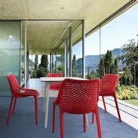 Air Outdoor Dining Chair Red ISP014-RED - 10