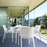 Air Outdoor Dining Chair White ISP014-WHI - 5