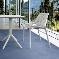 Air Outdoor Dining Chair White ISP014-WHI - 13