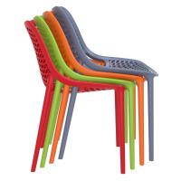 Air Outdoor Dining Chair Orange ISP014-ORA - 7