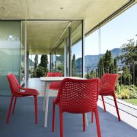 Air Outdoor Dining Chair Orange ISP014-ORA - 19