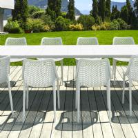 Air Extension Dining Set 11 Piece White ISP0144S-WHI - 2