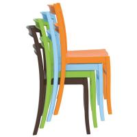 Tiffany Cafe Dining Chair Orange ISP018-ORA - 7