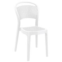 Bee Polycarbonate Dining Chair Glossy White ISP021-GWHI