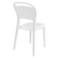 Bee Polycarbonate Dining Chair Glossy White ISP021-GWHI - 1