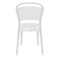 Bee Polycarbonate Dining Chair Glossy White ISP021-GWHI - 4