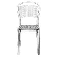 Bee Polycarbonate Dining Chair Transparent Clear ISP021-TCL - 2