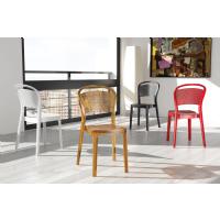 Bee Polycarbonate Dining Chair Glossy Black ISP021-GBLA - 11