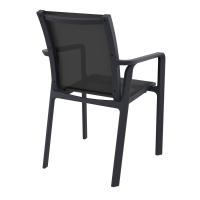 Pacific Sling Arm Chair Black Frame Black Sling ISP023-BLA-BLA - 4