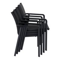 Pacific Sling Arm Chair Black Frame Black Sling ISP023-BLA-BLA - 8
