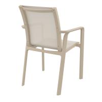 Pacific Sling Arm Chair Taupe Frame Taupe Sling ISP023-DVR-DVR - 3