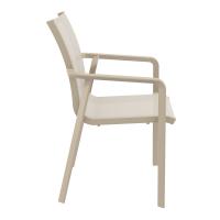 Pacific Sling Arm Chair Taupe Frame Taupe Sling ISP023-DVR-DVR - 5