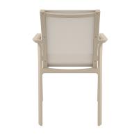 Pacific Sling Arm Chair Taupe Frame Taupe Sling ISP023-DVR-DVR - 6