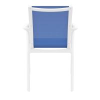 Pacific Sling Arm Chair White Frame Blue Sling ISP023-WHI-BLU - 4