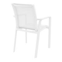 Pacific Sling Arm Chair Black Frame Black Sling ISP023-WHI-WHI - 4