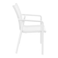 Pacific Sling Arm Chair Black Frame Black Sling ISP023-WHI-WHI - 6