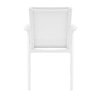 Pacific Sling Arm Chair Black Frame Black Sling ISP023-WHI-WHI - 7