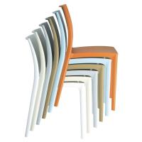 Maya Dining Chair White ISP025-WHI - 6