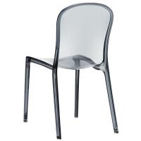 Victoria Polycarbonate Modern Dining Chair Transparent Gray ISP033-TGRY - 1