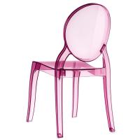 Elizabeth Polycarbonate Dining Chair Pink ISP034-TPNK - 1