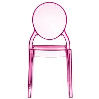 Elizabeth Polycarbonate Dining Chair Pink ISP034-TPNK - 2