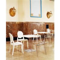 Elizabeth Polycarbonate Dining Chair White ISP034-GWHI - 17