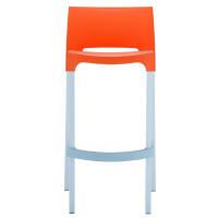 Gio Resin Outdoor Barstool Orange ISP035-ORA - 1