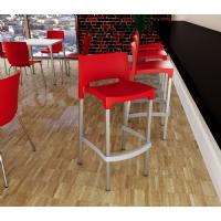 Gio Resin Outdoor Barstool Red ISP035-RED - 8
