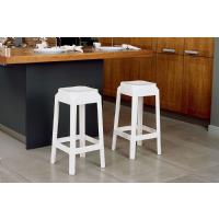 Fox Polycarbonate Counter Stool Transparent Black ISP036-TBLA - 6