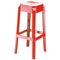 Fox Polycarbonate Barstool Glossy Red ISP037-GRED