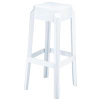 Fox Polycarbonate Barstool Glossy White ISP037-GWHI